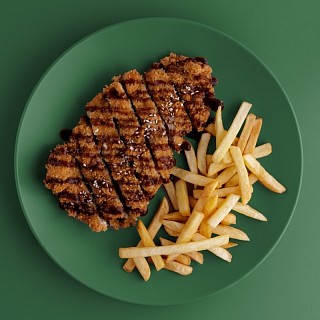 картинка Курица в хрустящей панировке с фри от TakeEat